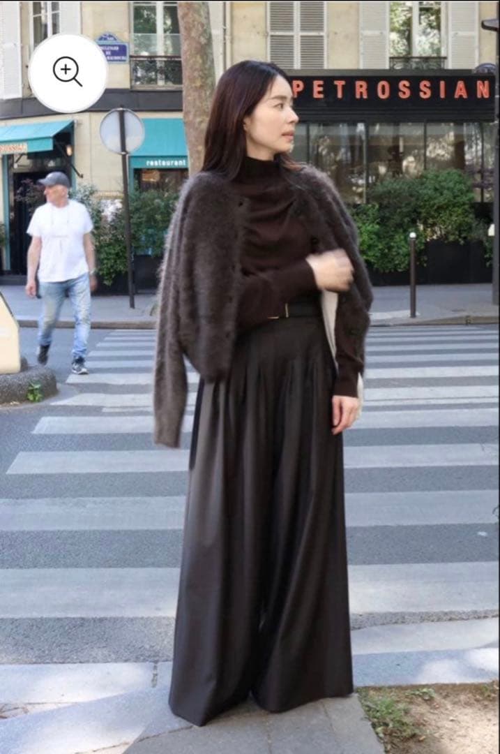 【早い者勝ち】deres カシミヤカーディガン　ブラウン