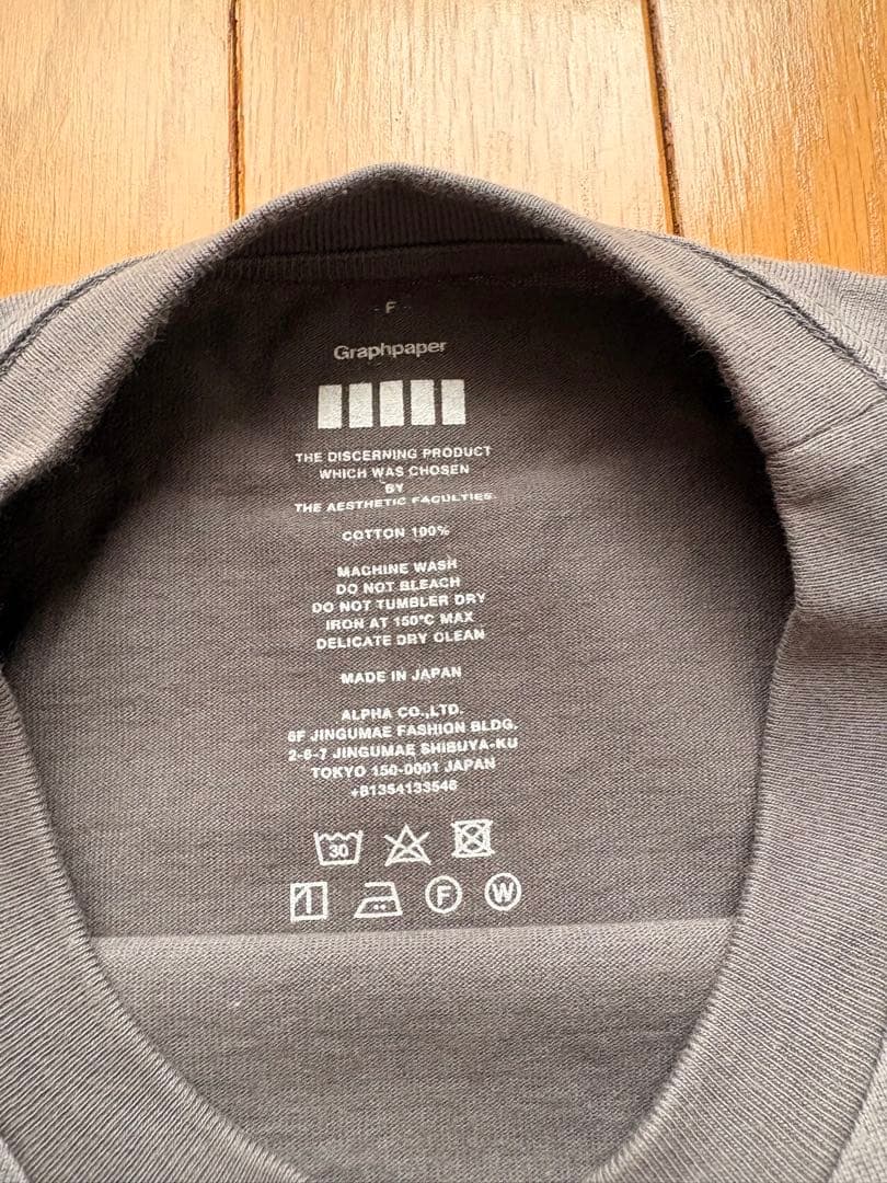 トップス graphpaper L/S Oversized Pocket Tee