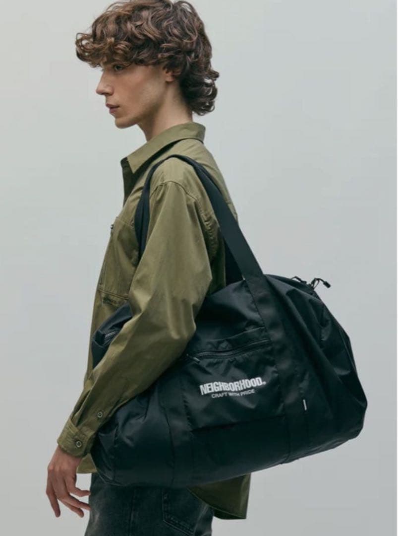 【新品•未使用】NEIGHBORHOOSボストンバッグ収納可