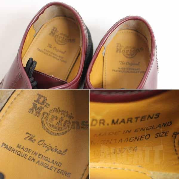 Dr.Martens レザーシューズ 4ホール UK8 レッド 071K15