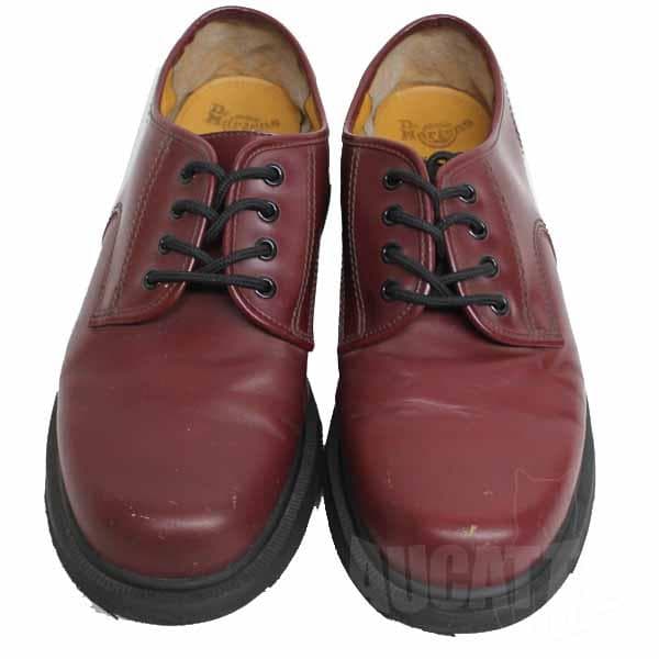 Dr.Martens レザーシューズ 4ホール UK8 レッド 071K15
