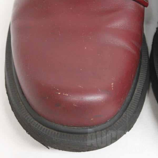 Dr.Martens レザーシューズ 4ホール UK8 レッド 071K15