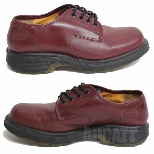 Dr.Martens レザーシューズ 4ホール UK8 レッド 071K15