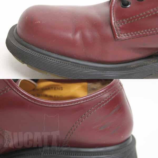 Dr.Martens レザーシューズ 4ホール UK8 レッド 071K15