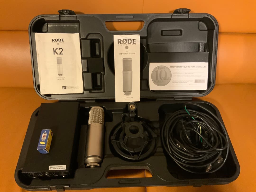 RODE K2 真空管マイク【TELEFUNKEN E88CC 真空管交換済】