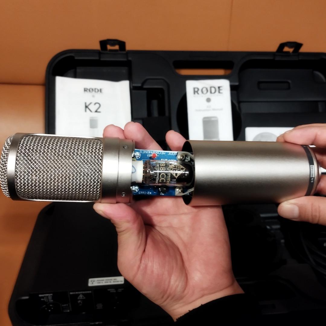 RODE K2 真空管マイク【TELEFUNKEN E88CC 真空管交換済】