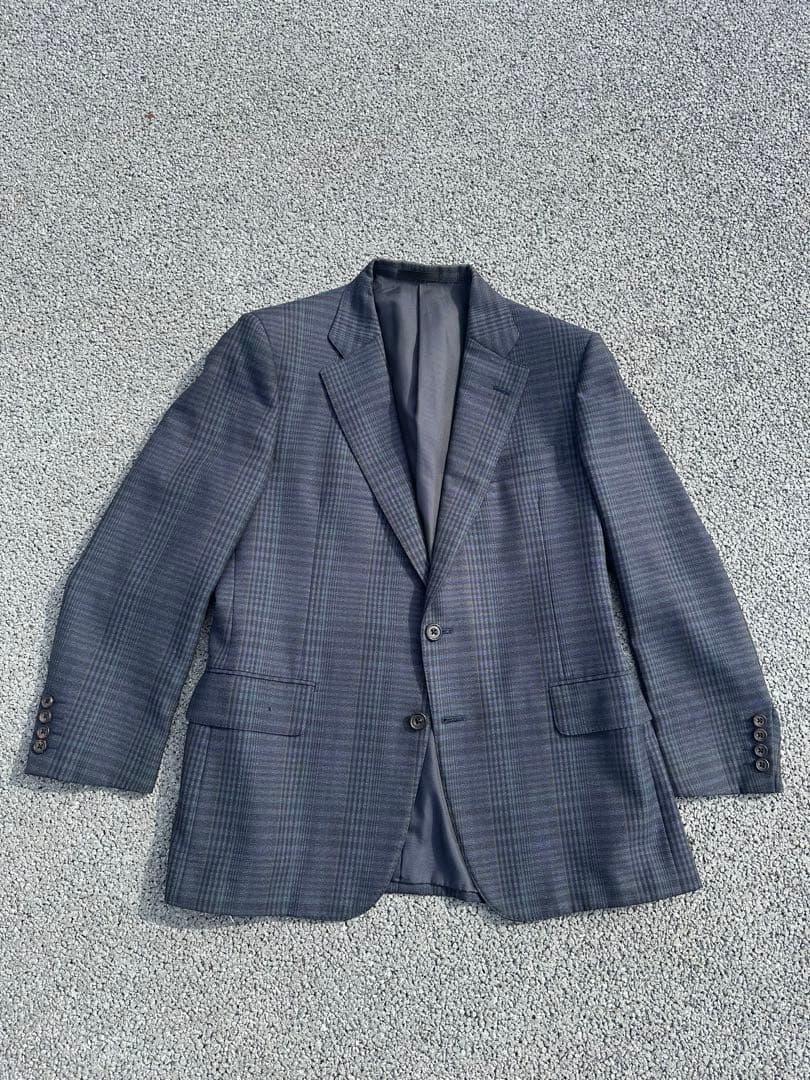 《希少》 Burberry tailored jacketチェック テーラード