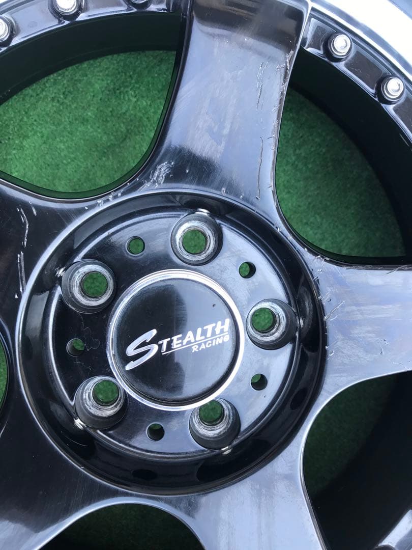 ステルスレーシング　PCD100、17インチアルミホイール