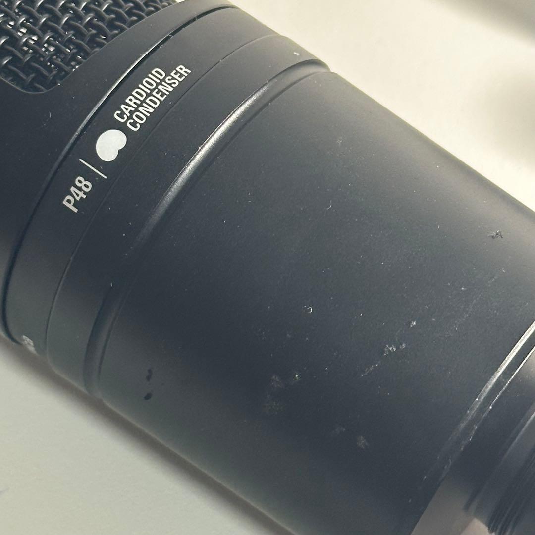 audio-technica AT2020 コンデンサーマイク 外箱 説明書付