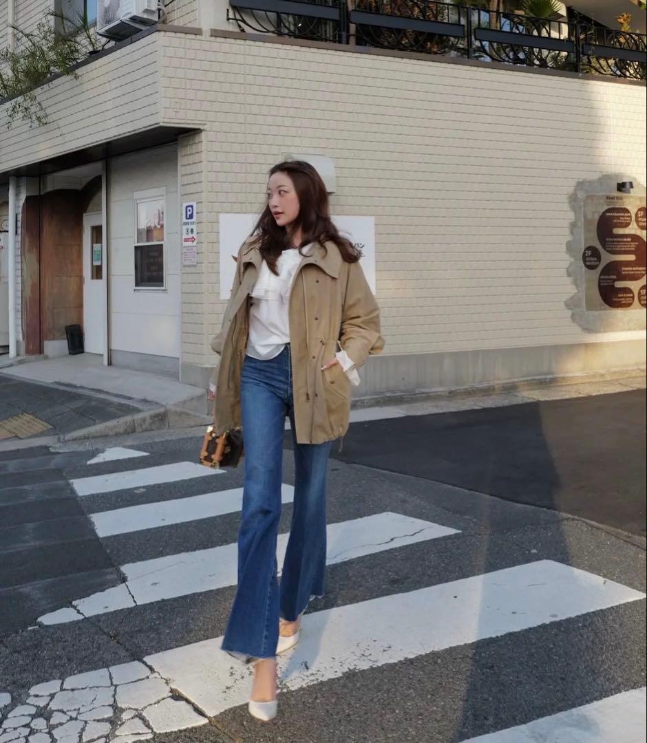 新品 Sheller Suede-Like Drawstring Jacket