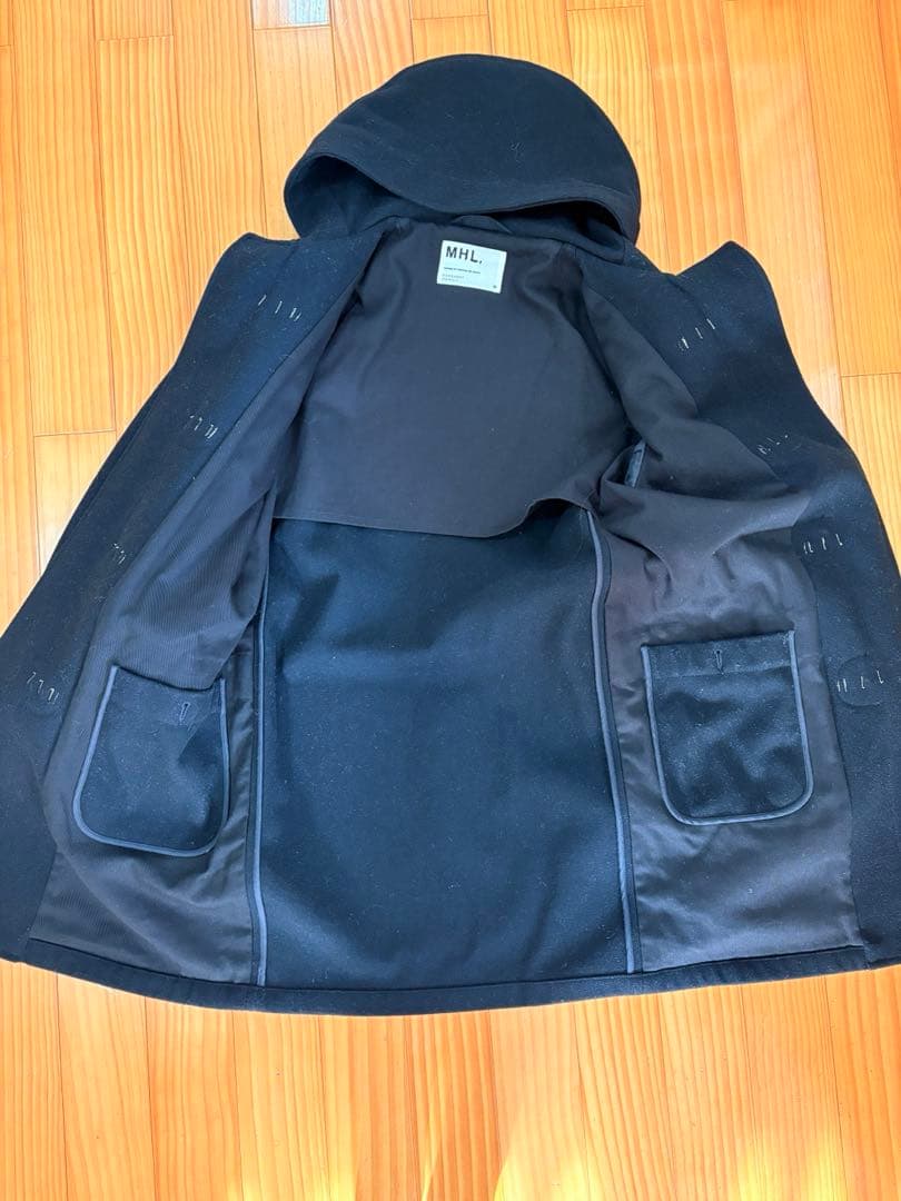 マーガレットハウエル 肉厚 ウール ロング ダッフルコート