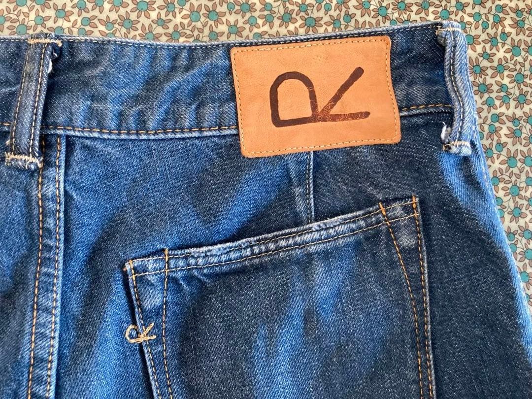 ◉おこめデニムのシャルロットパンツ（加工）サイズ2◉