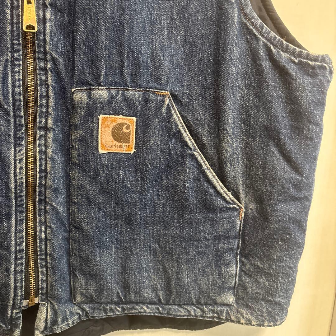 00s Carhartt ダックベスト デニム 激レア