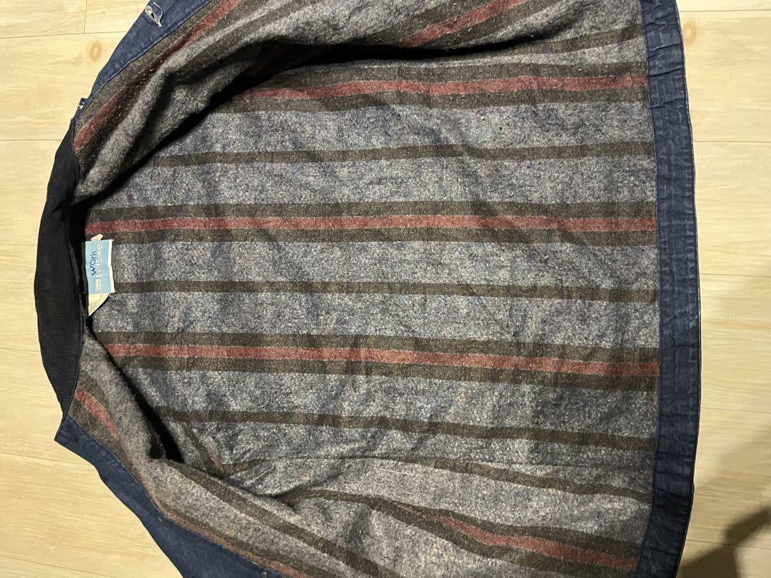 Sears デニム カバーオール usa製 70s シアーズ　ブランケット　濃紺