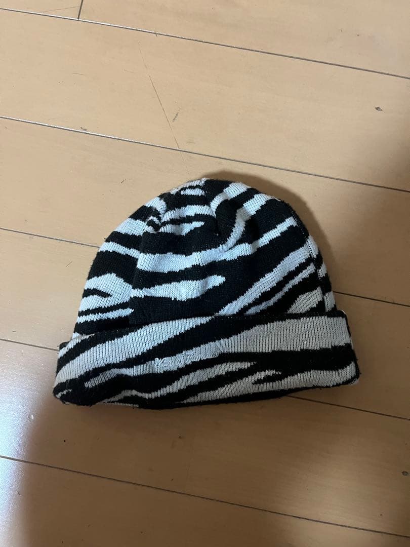 Supreme ゼブラ柄 ビーニー 新品タグ付き