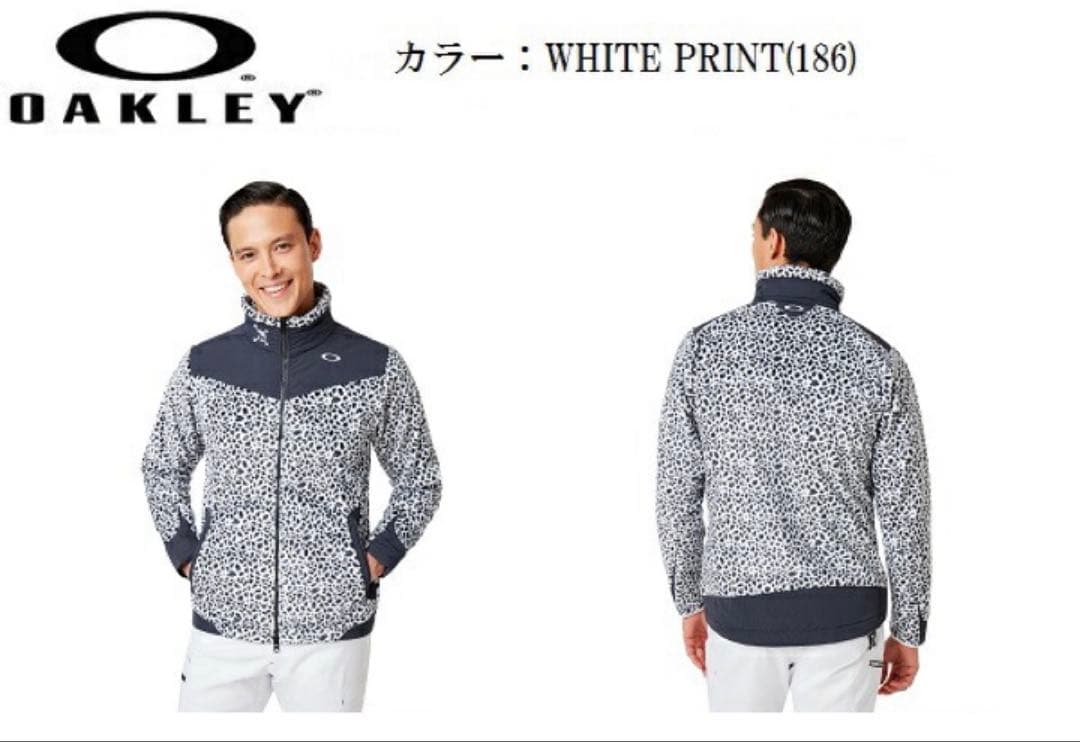 【美品】OAKLEY☆ゴルフウェア☆レオパード M