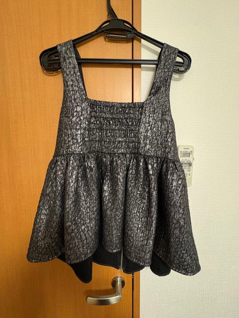 新品未使用　AMERI FOIL PRINT BABY TUNIC TOP