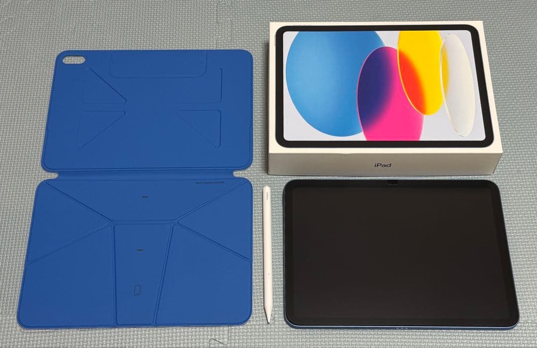 iPad A16 256㎇ペンシル+ ケース+本体(フィルム付)Wi-Fiモデル