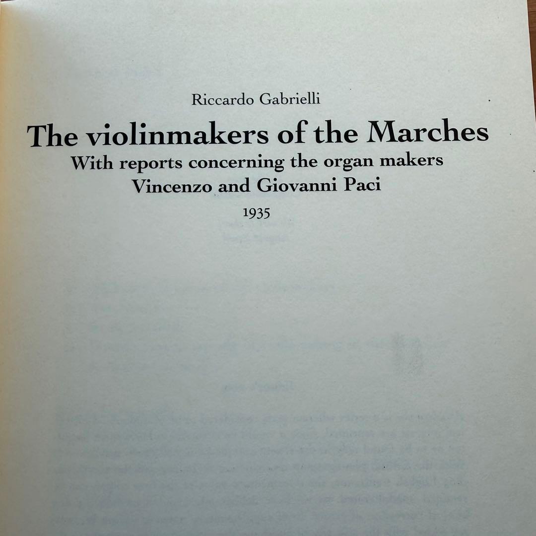クレモナ　ヴァイオリン製作史　Riccardo Violinmakers　洋書
