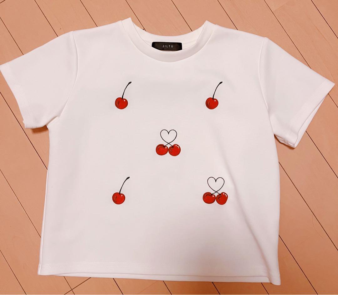 JILTU cherry tee M チェリーT ジルチュTシャツ