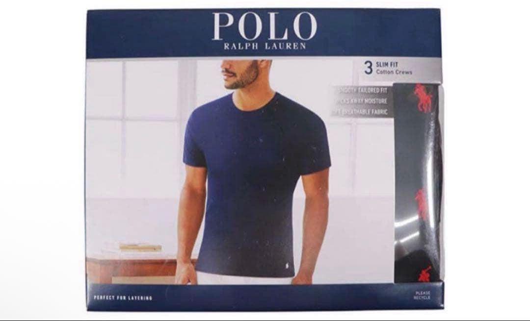 POLORALPHLAUREN slim fit XS 1枚 黒　スリムフィット