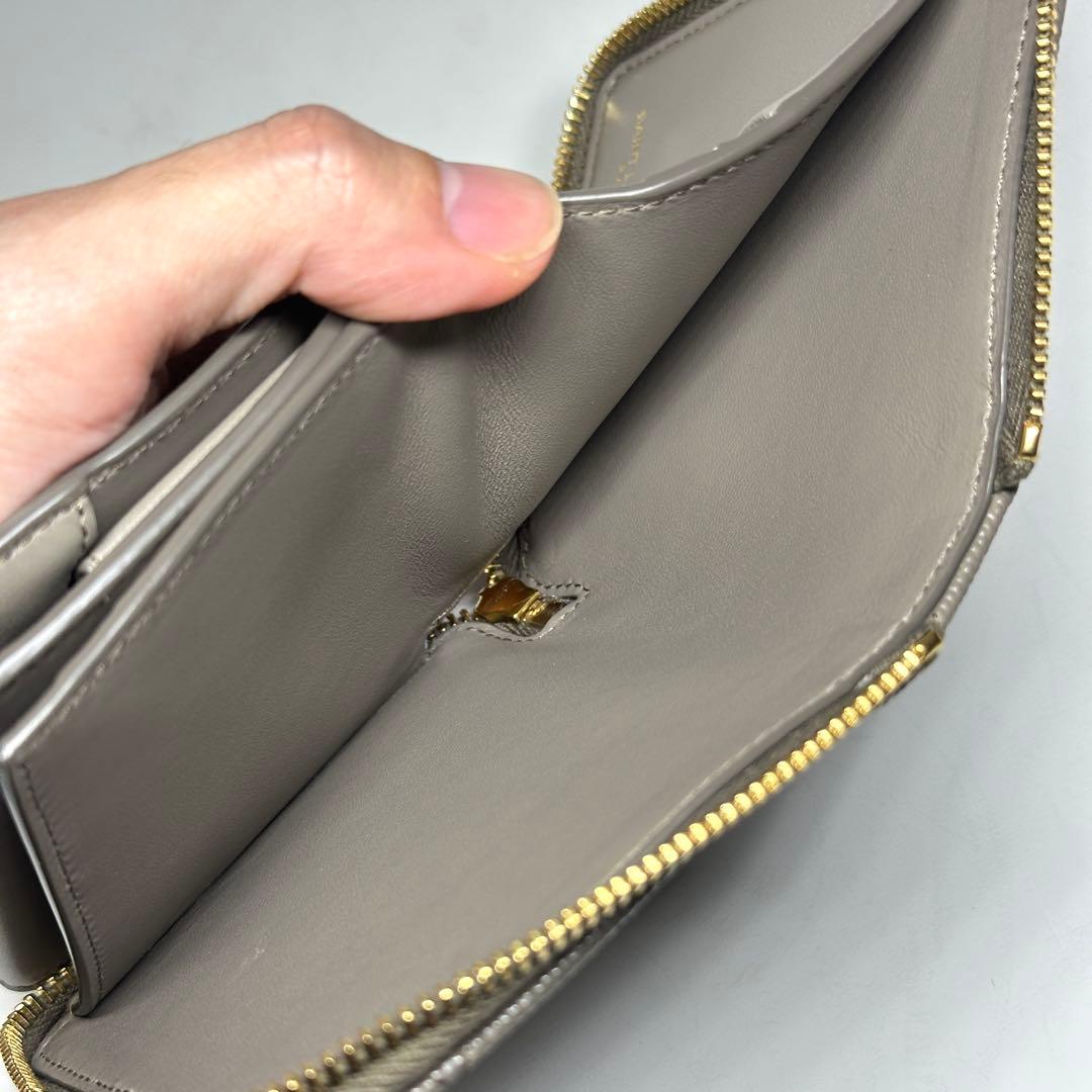 SAINT LAURENT 26春夏 カサンドラ ビジュー コンパクトウォレット