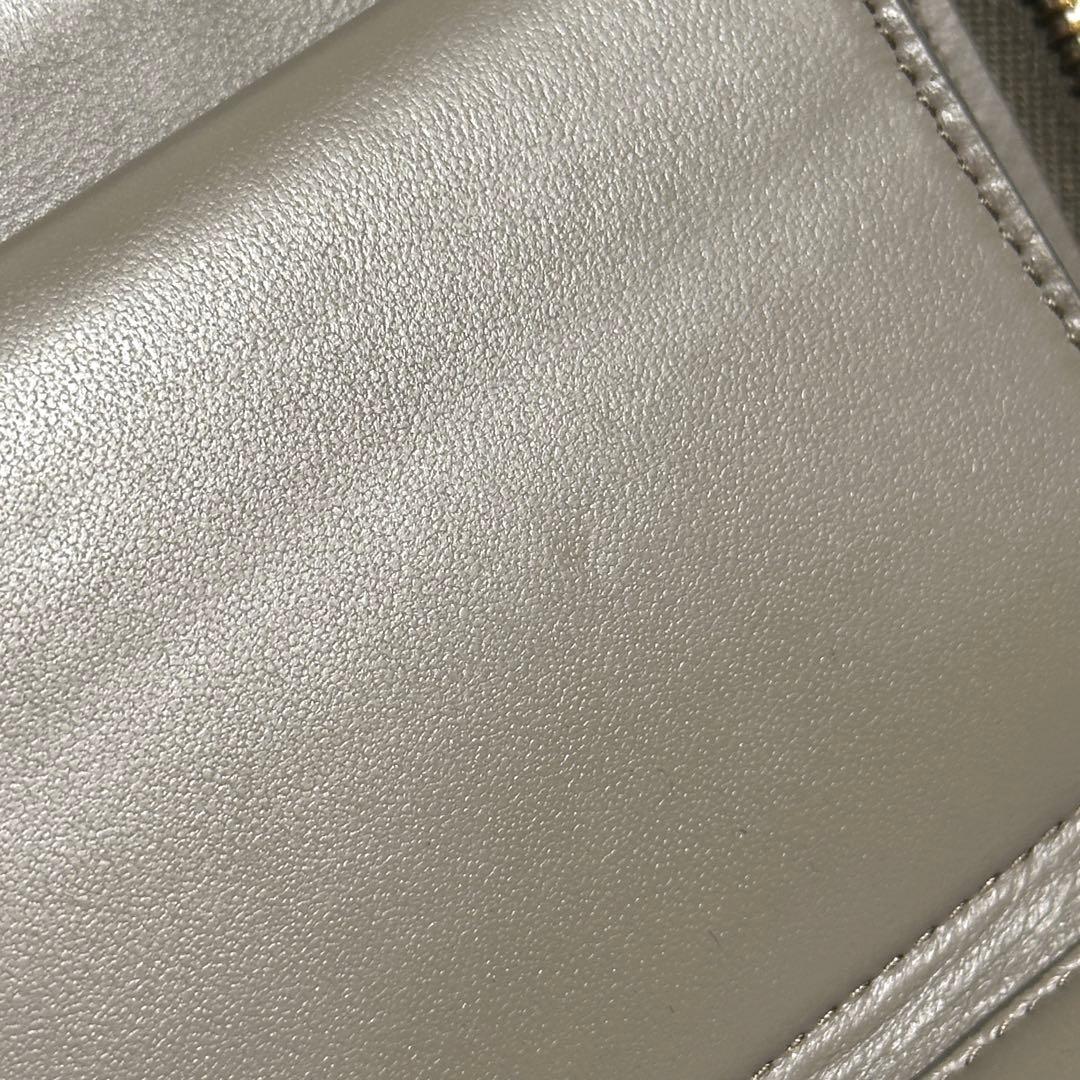 SAINT LAURENT 26春夏 カサンドラ ビジュー コンパクトウォレット