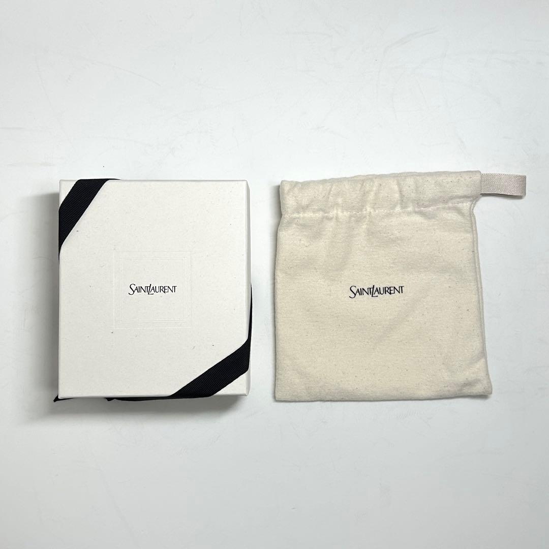 SAINT LAURENT 26春夏 カサンドラ ビジュー コンパクトウォレット