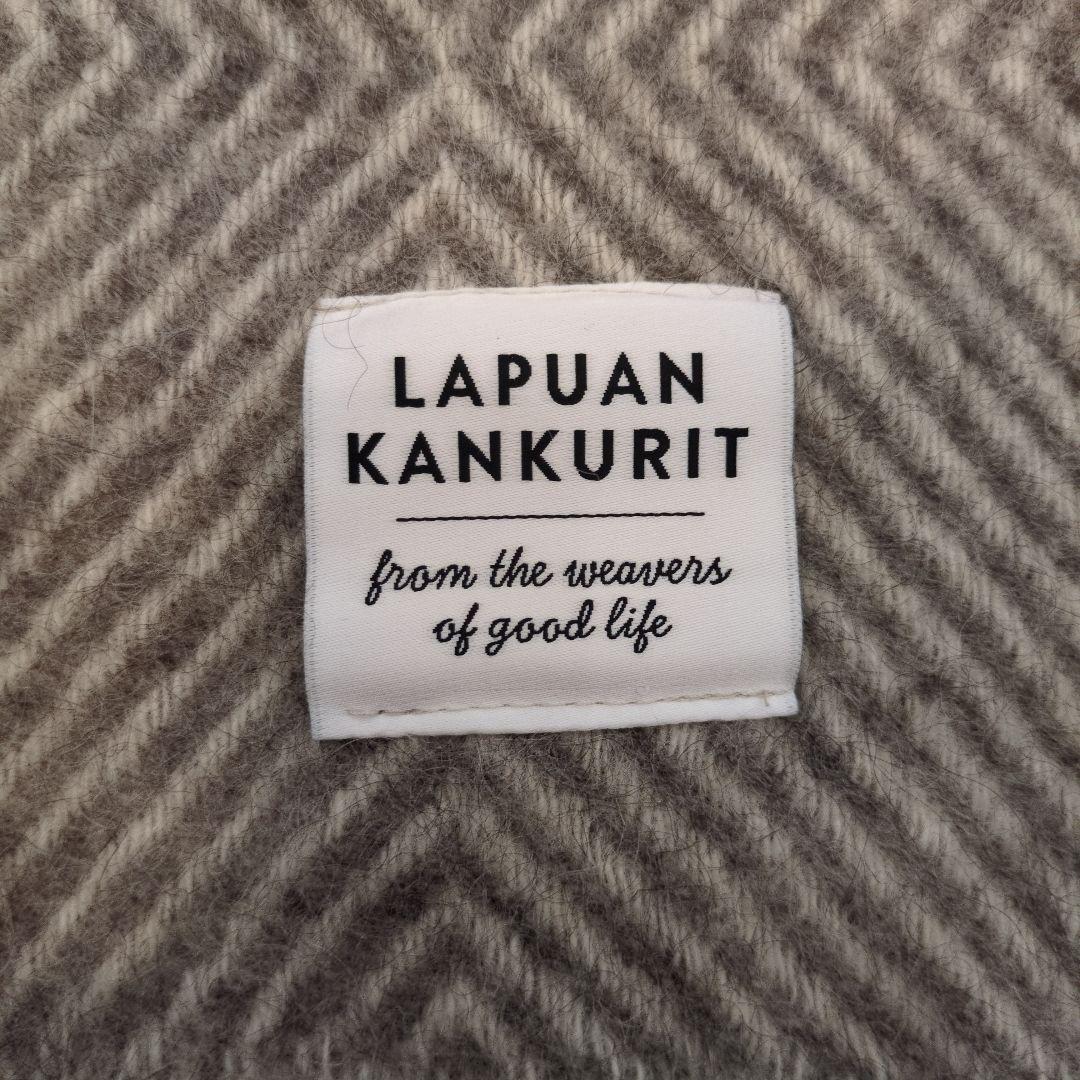 Lapuan Kankurit ヘリンボーン　ポケット付き　ウールショール
