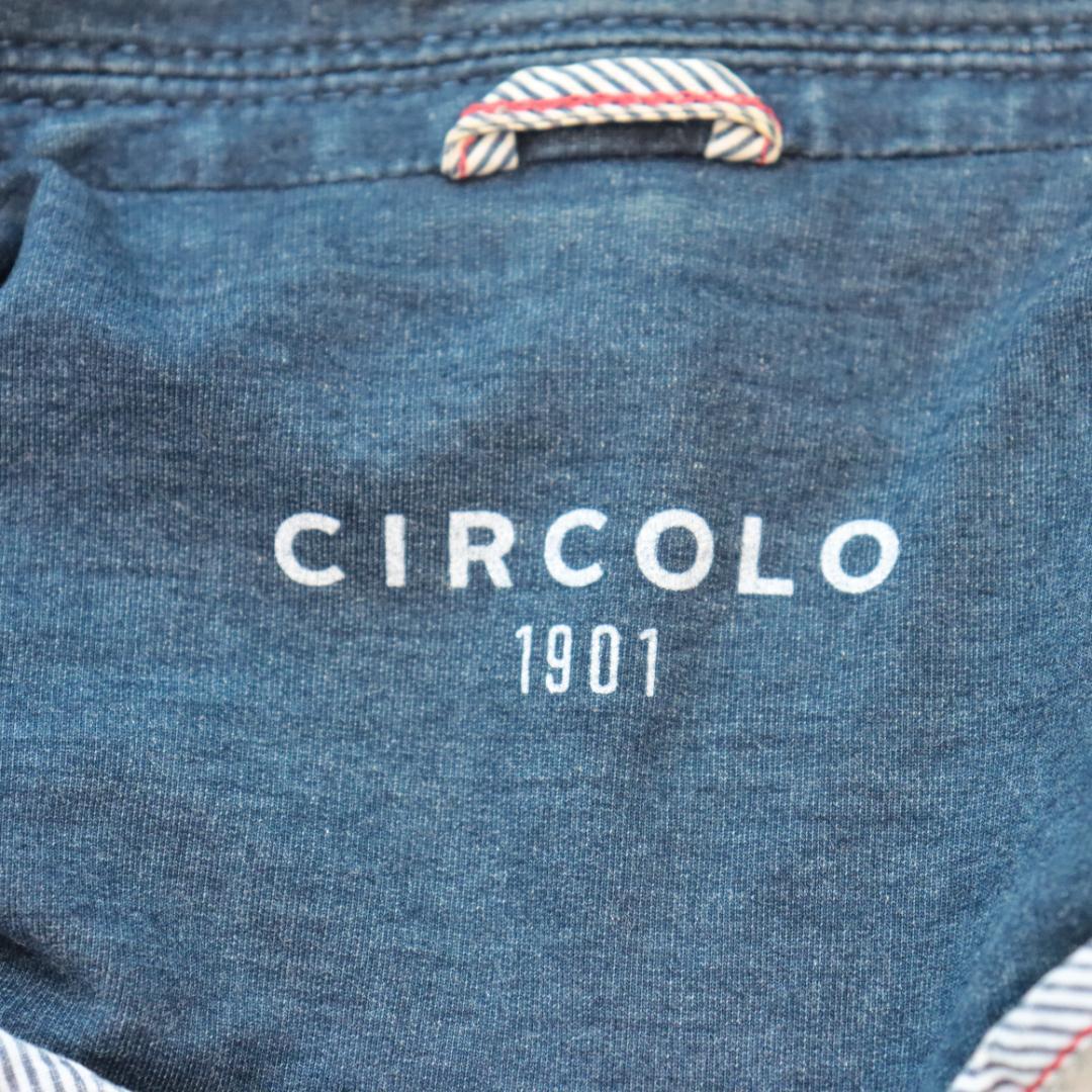 ✨チルコロCIRCOLO✨デニム　テーラードジャケット　金ボタン　サイズ４６
