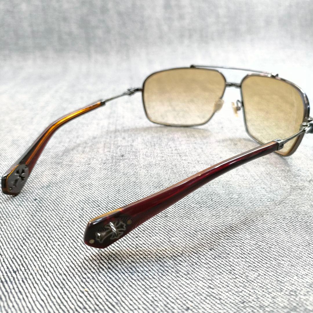 美品 クロムハーツ サングラス CHROME HEARTS ダガーメガネ正規保証