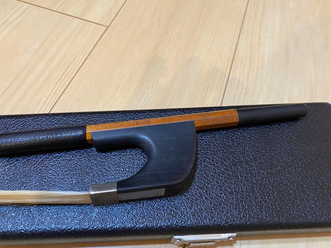 SUZUKI No.92 コントラバス 4/4サイズ 弓・ケース・台車つき