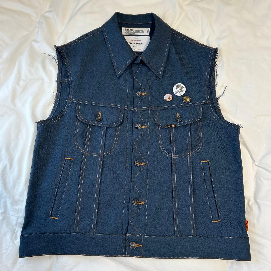 【美品】DAIRIKU/ダイリク Steve Vest/スティーブベスト