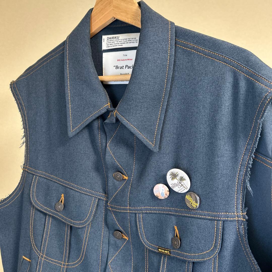 【美品】DAIRIKU/ダイリク Steve Vest/スティーブベスト