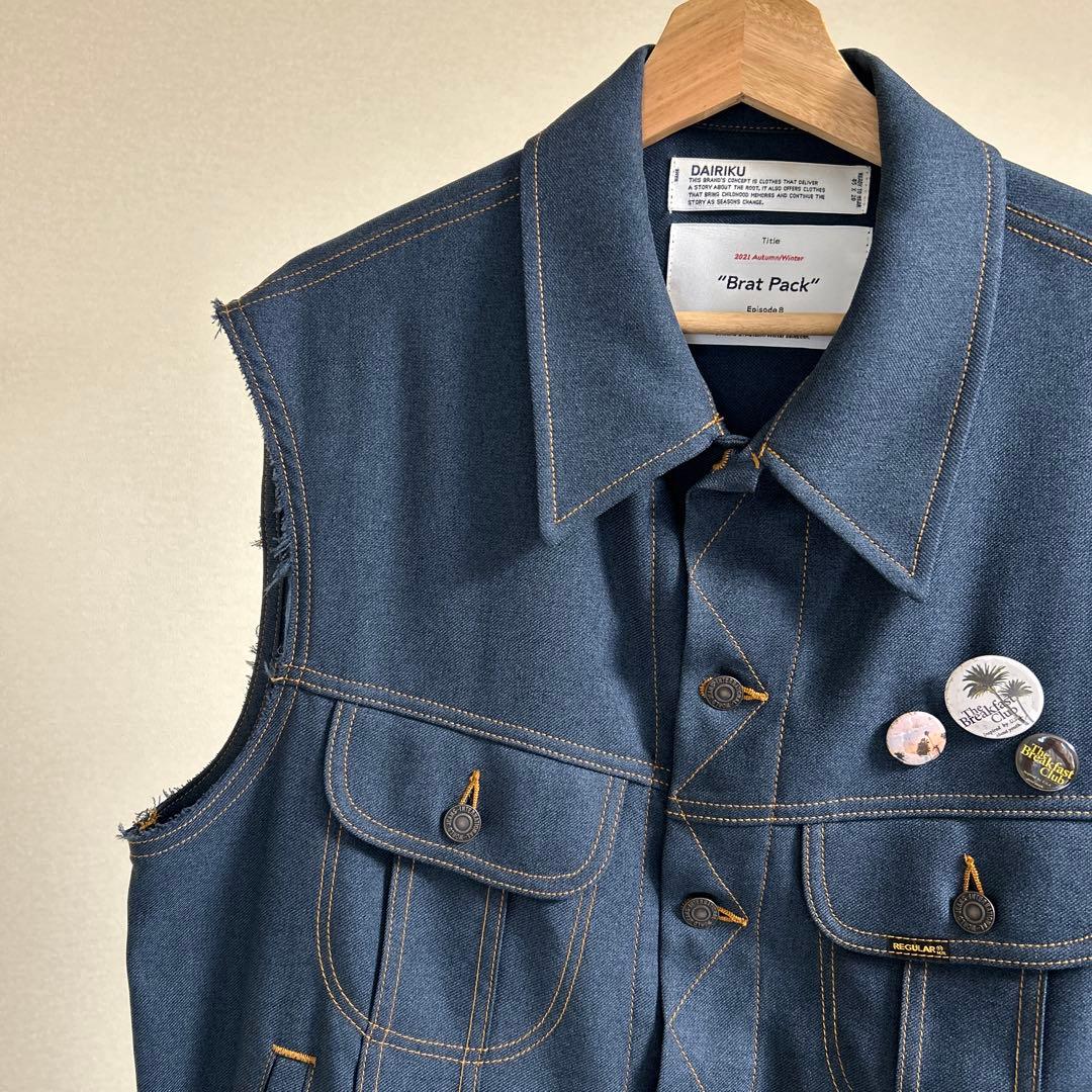 【美品】DAIRIKU/ダイリク Steve Vest/スティーブベスト