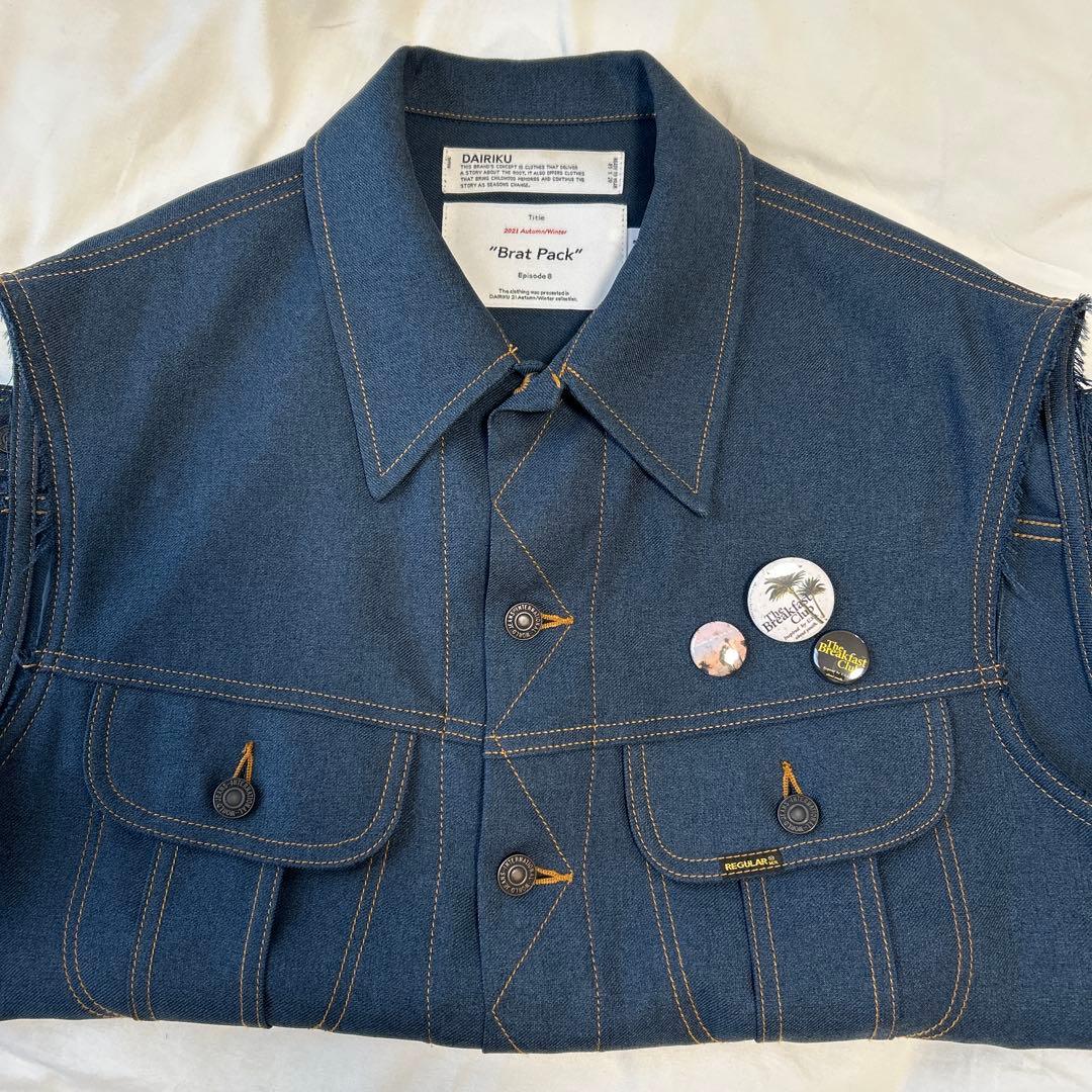 【美品】DAIRIKU/ダイリク Steve Vest/スティーブベスト