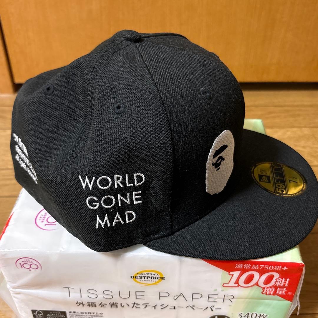 Bape 59FIFTY キャップ ブラック 7 1/2 newera