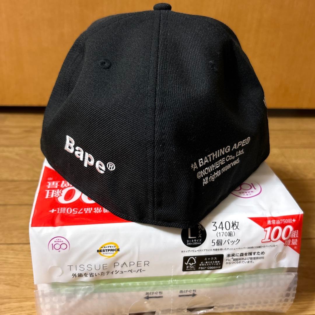 Bape 59FIFTY キャップ ブラック 7 1/2 newera