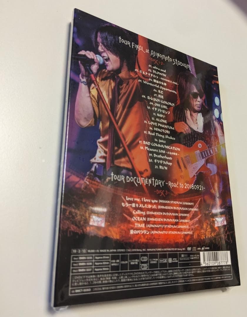 ミュージック DVD B'z LIVE-GYM Pleasure 2018 HINOTORI