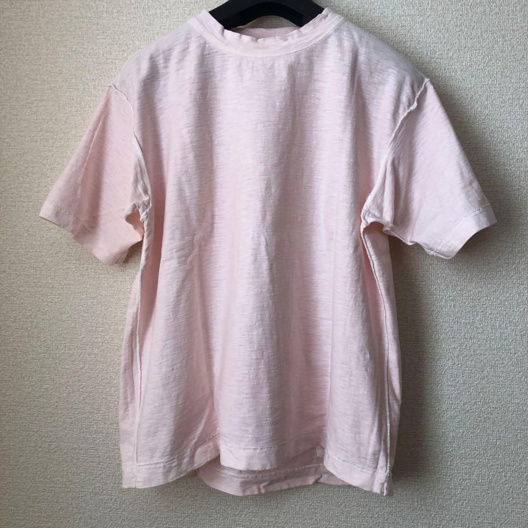 ４５Ｒ　天竺の桜色オーシャンＴシャツ　サイズ1
