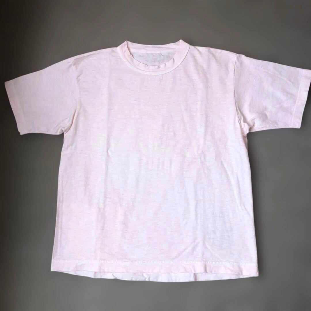 ４５Ｒ　天竺の桜色オーシャンＴシャツ　サイズ1