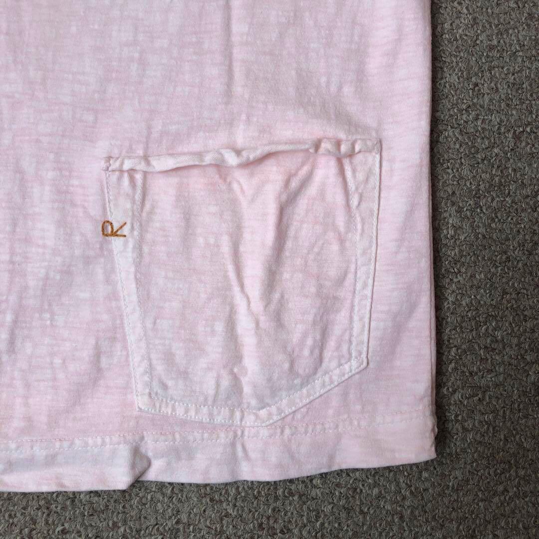 ４５Ｒ　天竺の桜色オーシャンＴシャツ　サイズ1