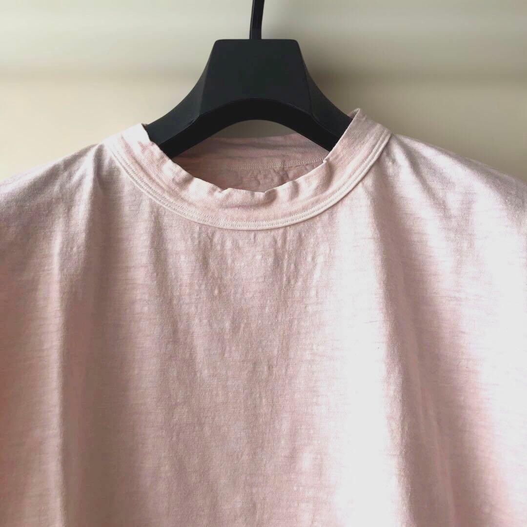 ４５Ｒ　天竺の桜色オーシャンＴシャツ　サイズ1