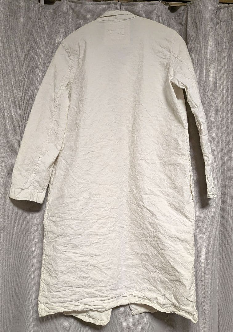 H+ HANNOH WESSEL ホワイト　ロングコート　36