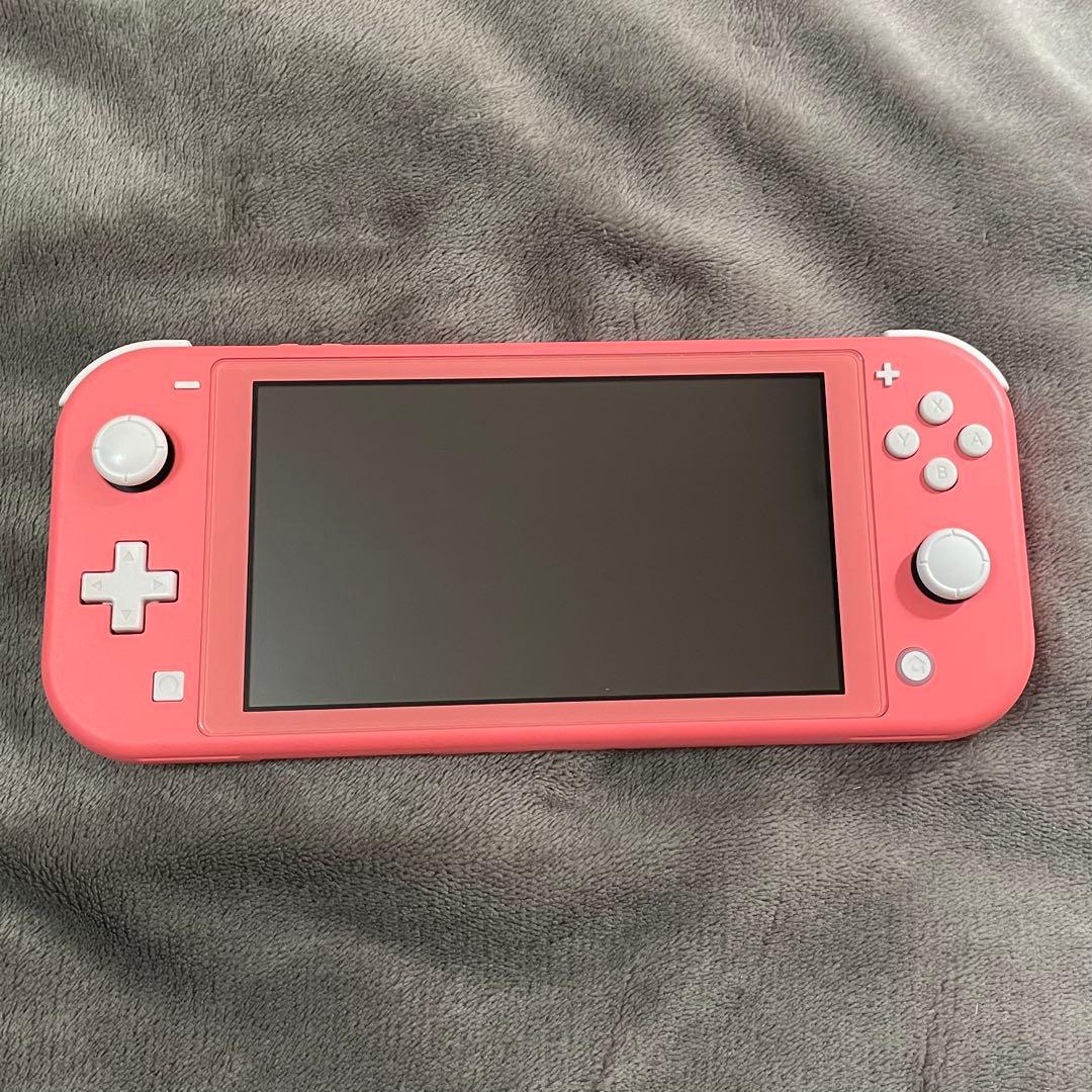 Switch Lite ピンク（箱・充電器・フィルム付き）