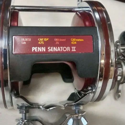 PENN・ペンセネターⅡ　114赤アルミスプール仕様　未使用リールですが、
