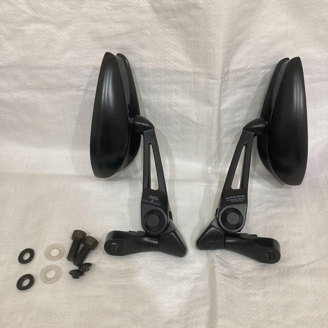 TANAXバイクミラー ナポレオン シャークミラー4　2本セット