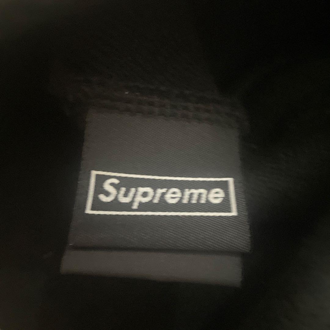 Supreme ニット帽 ブラック/パープル