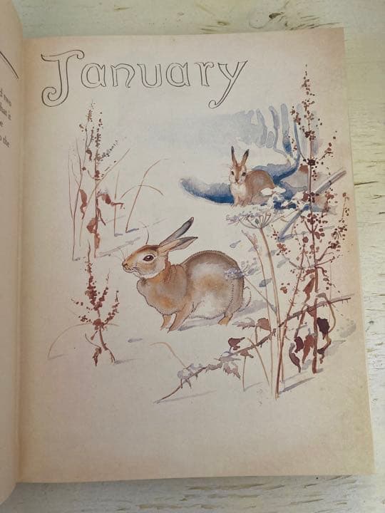 洋書 イギリスアンティークThe Nature Notesクリスマス　宿木