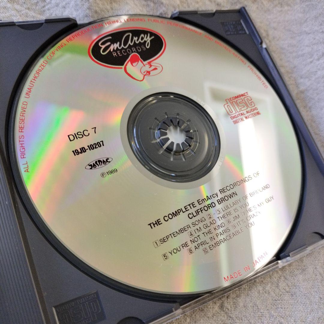 BROWNIE クリフォード・ブラウン　CD BOX